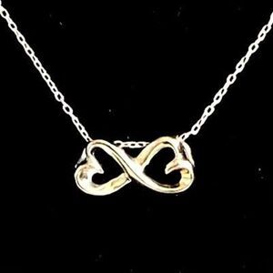 AQA Sterling Silver “Sisters” Heart Pendant